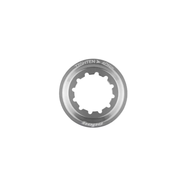 Centre Lock Disc Lockring Silver - Internal serration