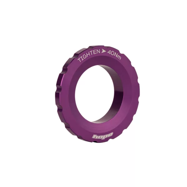 Hope Center Lock Ring Purple - Internal serration